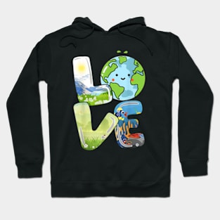 Love World Earth Day 2024 Hoodie